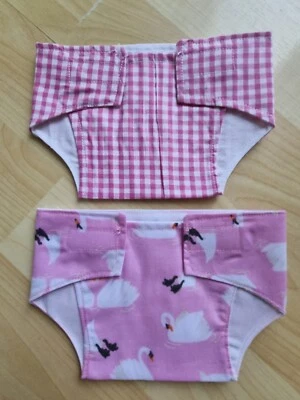 £3.99 • Buy Set Of 2 Fabric Nappies 14 - 16 Inch Dolls My First Baby Annabell/Reborn (14)