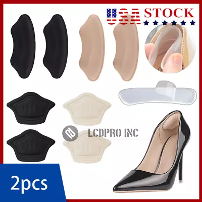 2Pcs Heel Grips For Loose Shoes Heel Cushion Pads No-Slip Shoe Inserts Protector • $1.78