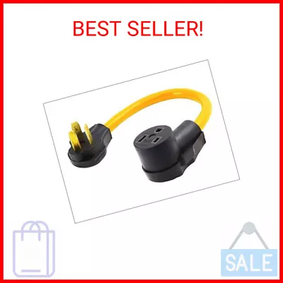 S7 220 Adapter Plug20Inch 250V 10-30P To 6-50R Heavy Duty 30 Amp(Dryer Male) Pl • $20.58