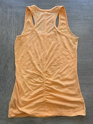 MARIKA TEK Orange Racer Back Athletic Tank Top Sz SMALL Dri-Wik Performance Wear • $6.54