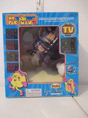 Namco Ms. Pac-Man Plug And Play Game TESTED WORKS In Box • $24