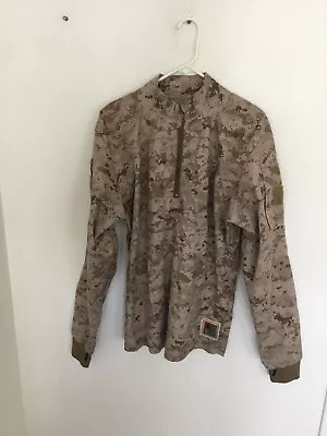 Marine Corps Desert Marpat Inclement Weather FROG Shirt Size Large Long • $68