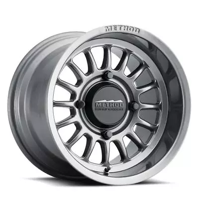 METHOD 411 UTV Bead Grip Rim 15X7 4X136 Offset 13 Gloss Titanium (Quantity Of 4) • $676.60