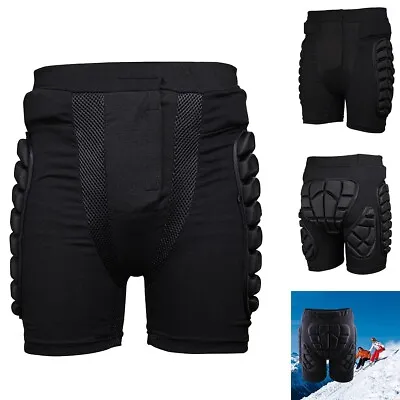 Hip Padded Shorts Protective Armor Butt Protector Skating Skiing Gear Pants • £12.39