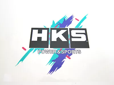 HKS Power Sports Splash Logo Decal Sticker Genuine Premium Good JDM 51003-AK127 • $26.99