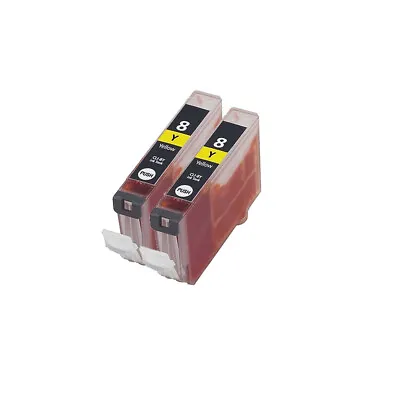 £5.11 • Buy 2 Yellow Ink For Canon IP3500 IP4200 IP4300 IP4500 IP5100 IP5200 IP5300 CLI8Y