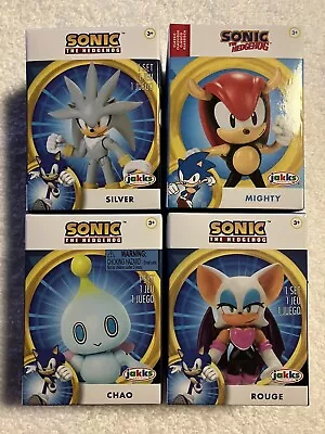 Jakks Pacific Sega Sonic The Hedgehog New Packaging Lot Rouge Silver Mighy Chao • $26.75