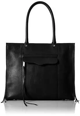 HF35ESZT01 Rebecca Minkoff Leather Medium MAB Tote Black. NWT $$265.00 • $149.99