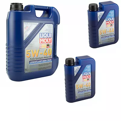 7LITER KIT Liqui Moly HIGH TECH 5W40 Synthetic Engine Motor Oil For BMW Mercedes • $96.40