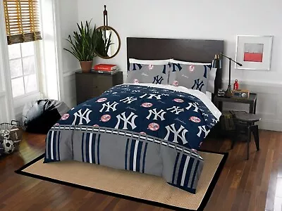 New York Yankees Queen Bed In A Bag (Rotary) OFFICIAL MLB NEW 2023 • $129.95