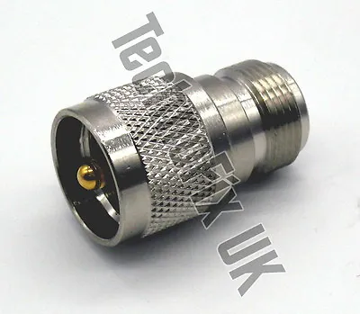 N Type Female To PL259 Male Adapter (N Type F To UHF M) • £2.95