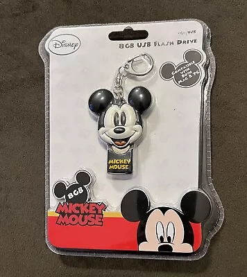 Brand New Sealed Disney Mickey Mouse 8 GB USB Flash Drive With Keychain  • $9.99