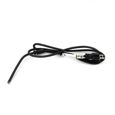 E3606 16AWG 6 Ft. Black Rubber Power Cord 125VAC • $11.10