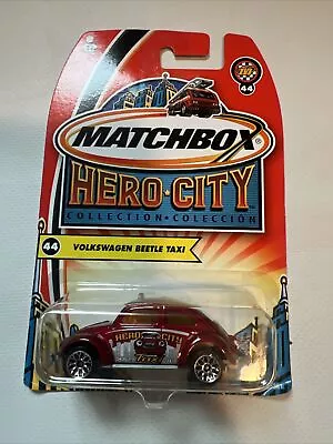 Matchbox Hero City 44 Volkswagen Beetle Taxi D2 • $7.99