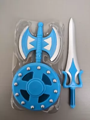 MOTU Classics Weapon Blue He Man Sword Axe Shield New Loose • $25