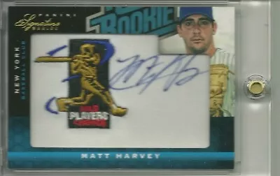 2012 Panini Signature Series National Treasures Matt Harvey Rated Rookie Auto 99 • $77.40