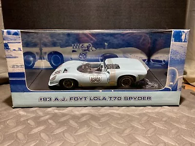 1/18 Gmp #83 A.j. Foyt Lola T70 Can Am Spyder Blue • $134.99