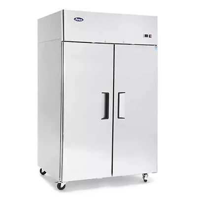 Atosa Mbf8002gr 2 Door Stainless Reach In Freezer Casters Free Liftgate Delivery • $4044