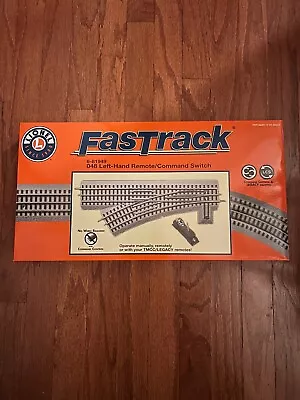 LIONEL FASTRACK 048 REMOTE/COMMAND SWITCH LEFT HAND O Gauge Train 6-81949 • $100