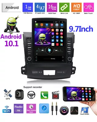 9.7'' Android 10.1 Stereo Radio GPS Navi For Mitsubishi Outlander Xl 2 2006-2012 • $238.95