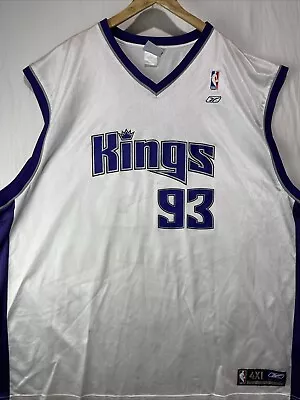 Vintage Reebok NBA Sacramento Kings Ron Artest #93 Basketball Jersey Men’s 4XL • $70