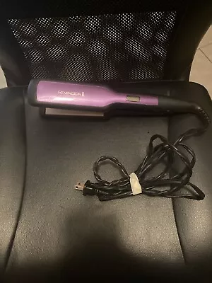 Remington 1 3/4  Titanium Ceramic Flat Iron Hair Straightener Purple Anti Static • $15