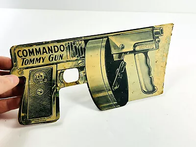 RARE Dime Store Commando Tommy Gun Toy COMPLETE Ww2 Army • $99.99