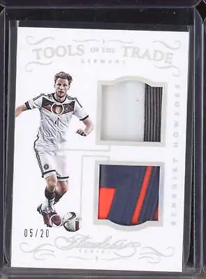 $299 • Buy Benedikt Howedes 15-16 Panini Flawless Soccer Tools Of The Trade Dual Patch /20