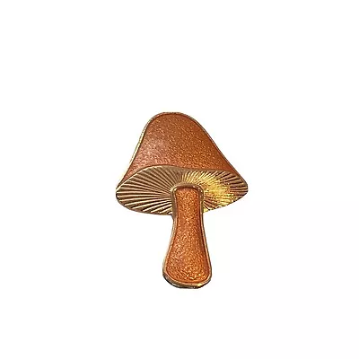 Fantasy Brown Mushroom Pin Brooch A Symbol Of Good Luck • $9.99