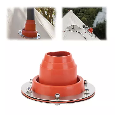 Silicone Tent Stove Jack Kit Fitting Pipe For Bell Tent/Yurt/Wood Burner AU • $32.75