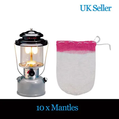 10 X Lamp Mantles For Coleman Lanterns Duel Fuel Paraffin Kerosene Small UK • £6.06