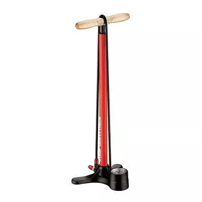 Lezyne Sport Floor Drive Track Pump Presta Schrader Cycle 3.5 Gauge - Red • £58.75