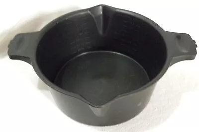 Pampered Chef Micro Cooker Pot Pan 2 Quart 8 Cups Microwave Cooking Black No Lid • $11.99