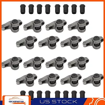 Fits Chevy Bbc 454 1.7 Ratio 7/16  Stainless Steel Roller Rocker Arm Set • $132.74