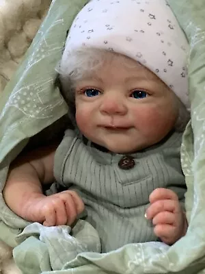 Reborn Baby BOY Doll Flynn Little Woodland Elf By Laura Lee Eagles COMPLETE COA • $425