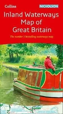 £7.03 • Buy Collins Nicholson Inland Waterways Map Of Great Britain For Eve... 9780008363802