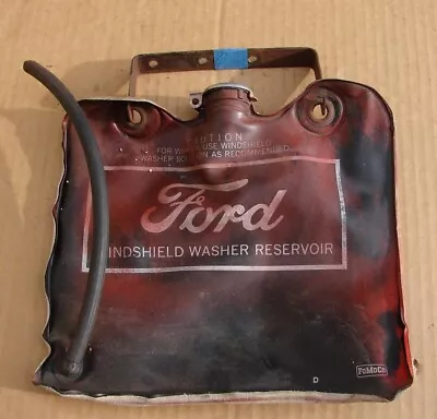 Vintage 1960's Ford FoMoCo Underhood Windshield Washer Bag & Bracket • $49.95