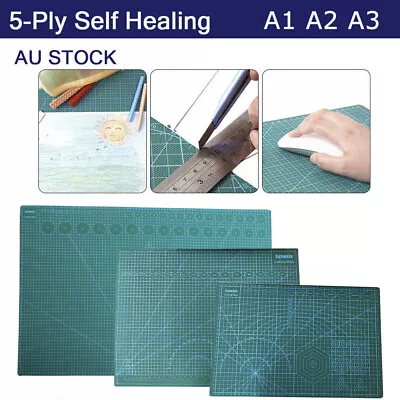 Large Thick Self Healing Cutting Mat Double-Side Art Craft DIY A1 A2 A3 Au Stock • $13.93