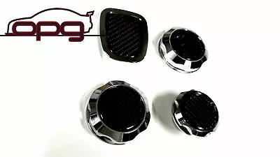 Chrome Carbon Top Alloy Engine Cap Kit For WN HSV Grange 6 Litre LS2 L98 4pc • $89.95