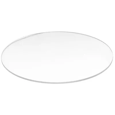 1X(Transparent  3mm Thick Mirror Acrylic Round Disc Diámetro:100mm  A2A3) • £4.51