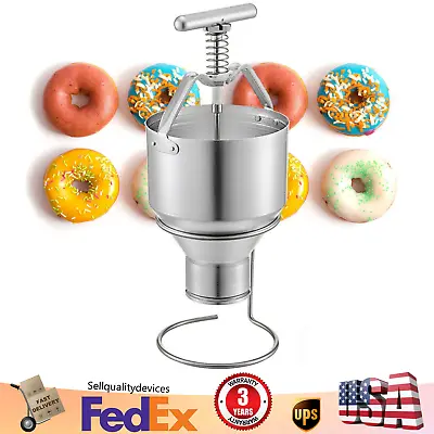 Doughnut Cake Dropper Maker Depositor Plunger Hopper Manual Alu Donut Dispenser • $74.11