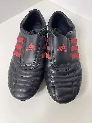 Adidas Martial Arts Karate Training Practice Shoes BLACK With RED SIZE 12.5 • $31.99