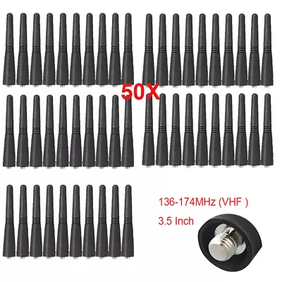 50X VHF 136-174 MHz Stubby Antenna For HT750 HT1250 EX500 EX600 Radio PMAD4012 • $69.90