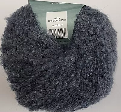 £2.35 • Buy Sirdar Nomad Chunky Boucle Wool Mix Knitting Yarn - Shade 16 Woodsmoke 