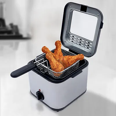 2.5L Deep Fryer French Fries Machine Household Fryer Multi-function Mini Fryer • $42.99