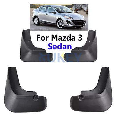 FIT FOR MAZDA 3 I SEDAN 2009 2010 2011 12 MUD FLAP FLAPS SPLASH GUARDS MUDGUARD • $23.49