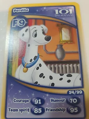 £1 • Buy Morrisons Disneyland Paris 20th Anniversary Trading Card F9 PERDITA