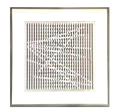 $1500 • Buy Yaacov Agam Large Serigraph Signed Numbered Out Of 27