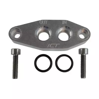 ICT Billet 551372; LT Oil Cooler Adapter Plate For Chevy LT1/LT4 • $38.96