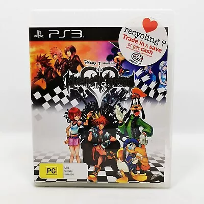 PS3 Kingdom Hearts HD 1.5 Remix Collection Sony PlayStation 3 Complete W/ Manual • $12.50